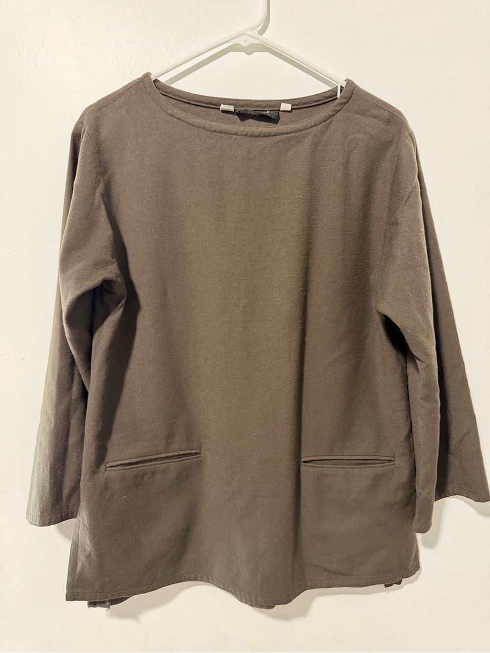 Pierre Cardin 100% Wool Top with Pockets Size Small